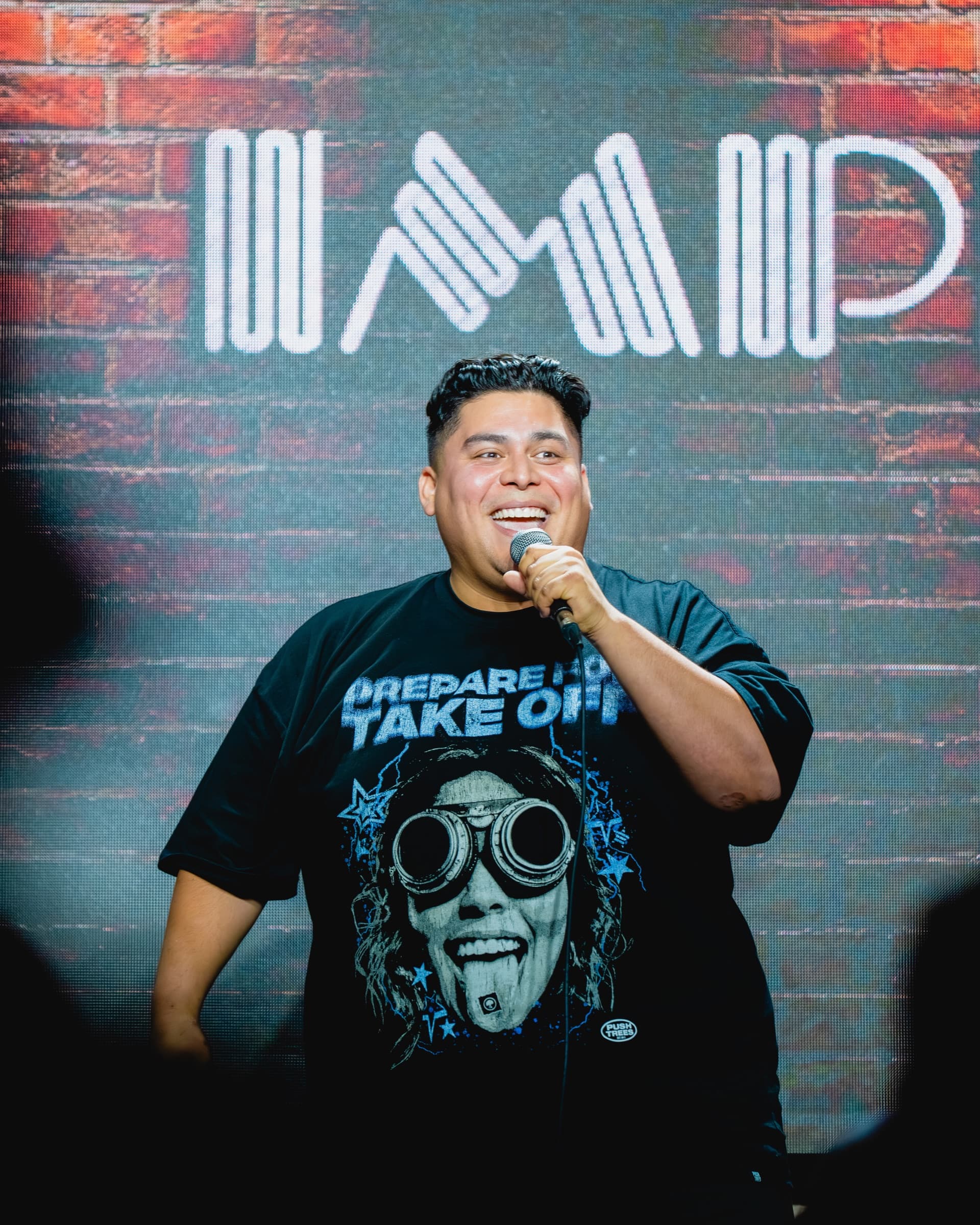 Dope As Yola performing stand-up